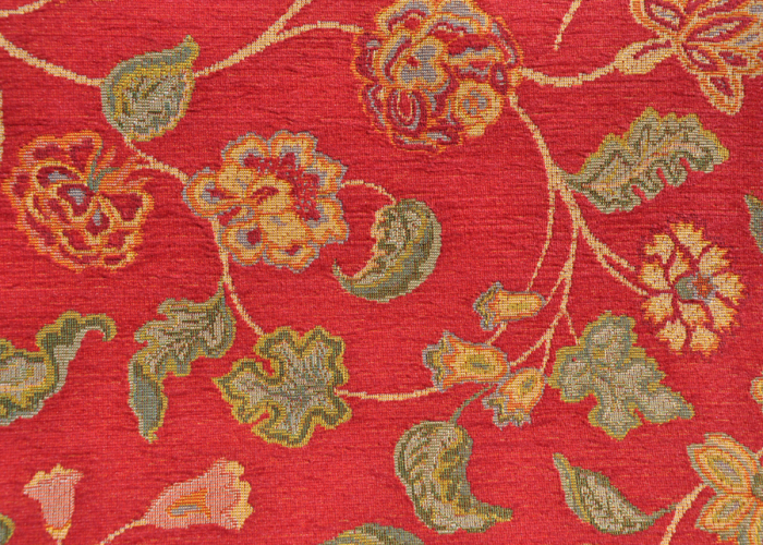 Möbelstoff Rubens rot 510